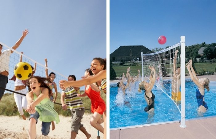 Using Water and Backyard Volleyball Nets Interchangeably – Dunn Rite