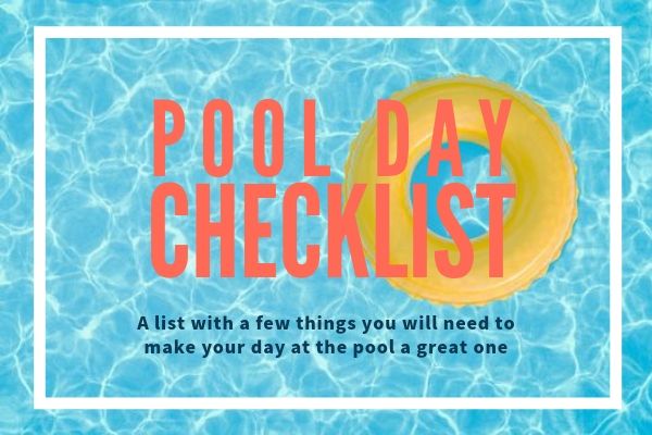 Pool Day Checklist – Dunn Rite
