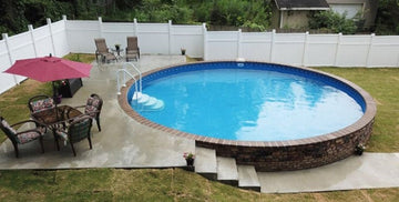Patio Ideas for Semi Inground Pools