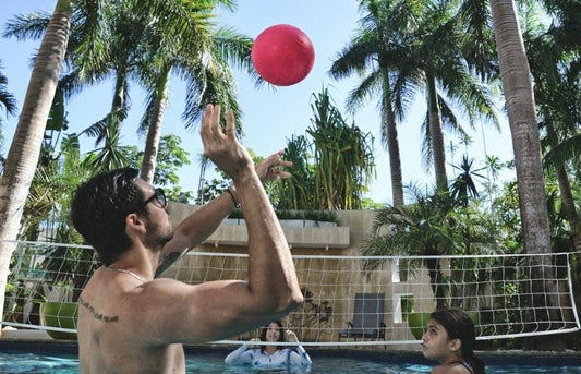 How Do You Serve in Water Volleyball?