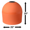 Solar Powered Self-Illuminating Buoy With Light Engine - 20" -  Orange