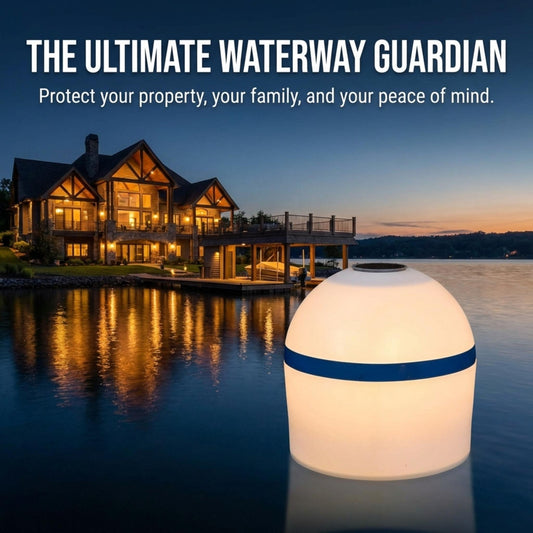 Solar Powered Self-Illuminating Buoy With Light Engine - 20" -  Red