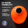Solar Powered Self-Illuminating Buoy With Light Engine - 20" -  Yellow
