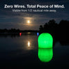 Solar Powered Self-Illuminating Buoy With Light Engine - 20" -  Yellow