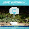 Junior Hoop Pool Basketball Hoop, White