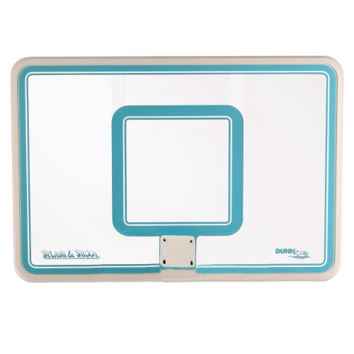 Replacement clear backboard for Splash & Shoot pool basketball hoop, made from shatterproof polypropylene