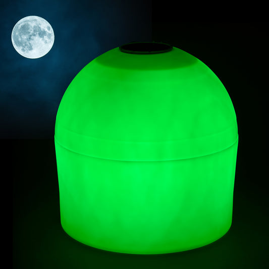 Solar Powered Self-Illuminating Buoy With Light Engine - 20" -  Green