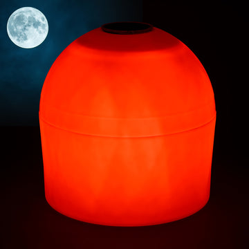 Solar Powered Self-Illuminating Buoy With Light Engine - 20" -  Red