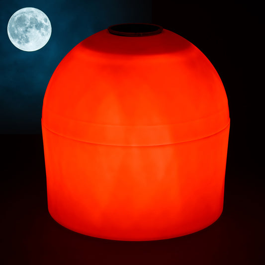 Solar Powered Self-Illuminating Buoy With Light Engine - 20" -  Red