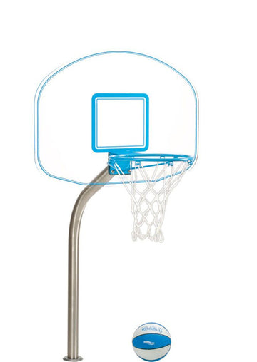 1.90" Stainless Steel Clear Hoop Jr Post