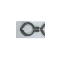 Durable plastic clamp ring for securing pool basketball hoop backboard or rim components