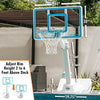 Splash & Slam Clear Pool Basketball Hoop