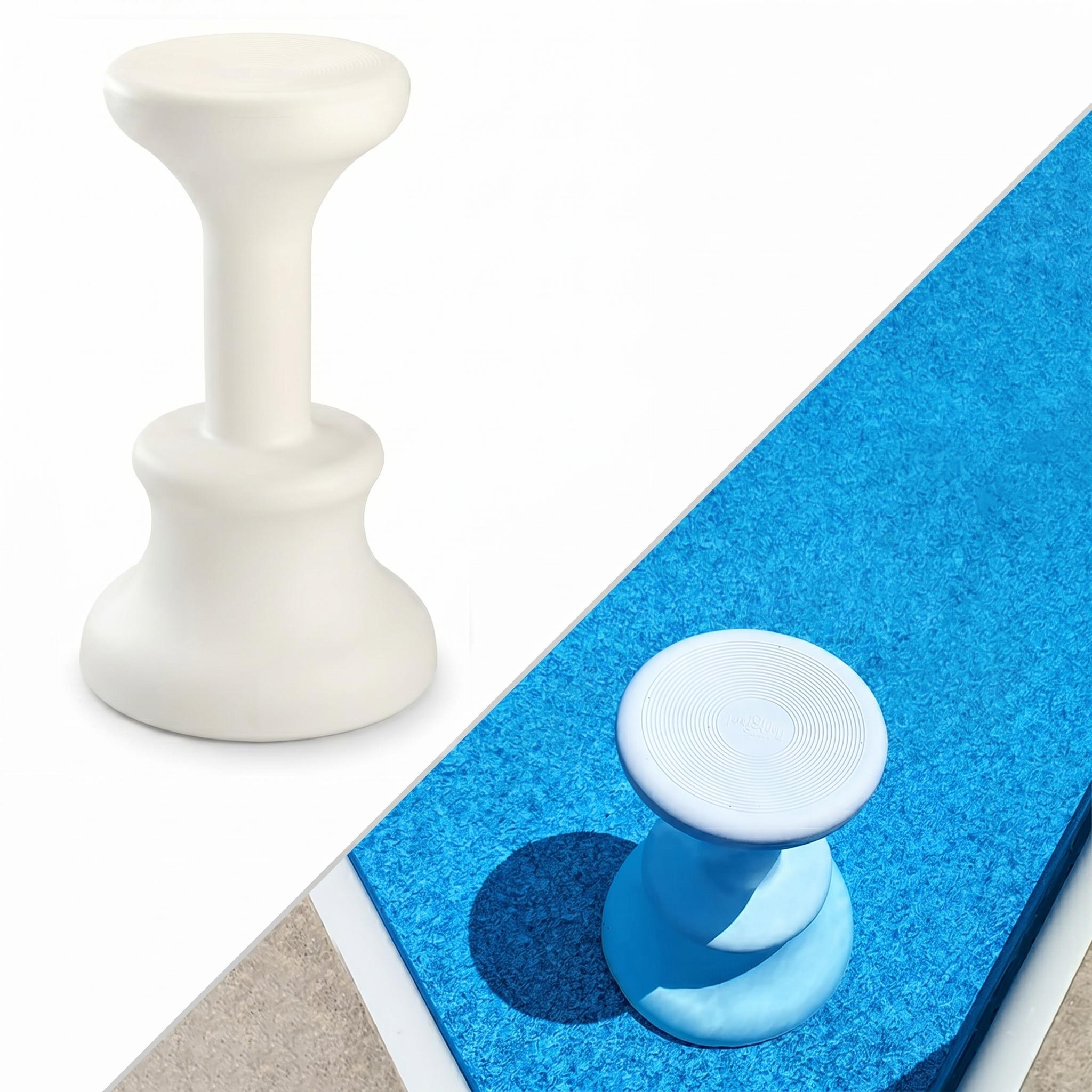 Submersible Pre-Weighted Pool Stool Swim-Up Barstool, 30 Inch (1 Stool)