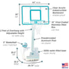 Splash & Slam Clear Pool Basketball Hoop