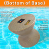ShadeTable Water-Filled Pool, Patio & Dock Umbrella Table, Sandstone