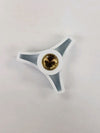 Tri-grip knob with threaded brass insert for secure pool accessory fastening