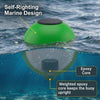 Solar Powered Self-Illuminating Buoy With Light Engine - 14" - Green