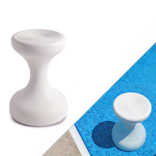 Submersible Pre-Weighted Pool Stool Swim-Up Barstool, 24 Inch (1 Stool)