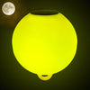 Solar Powered Self-Illuminating Buoy With Light Engine - 14" - Yellow