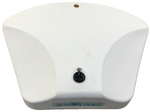 Top view of Junior Hoop water-fill base for pool basketball – durable and stable for shallow pools