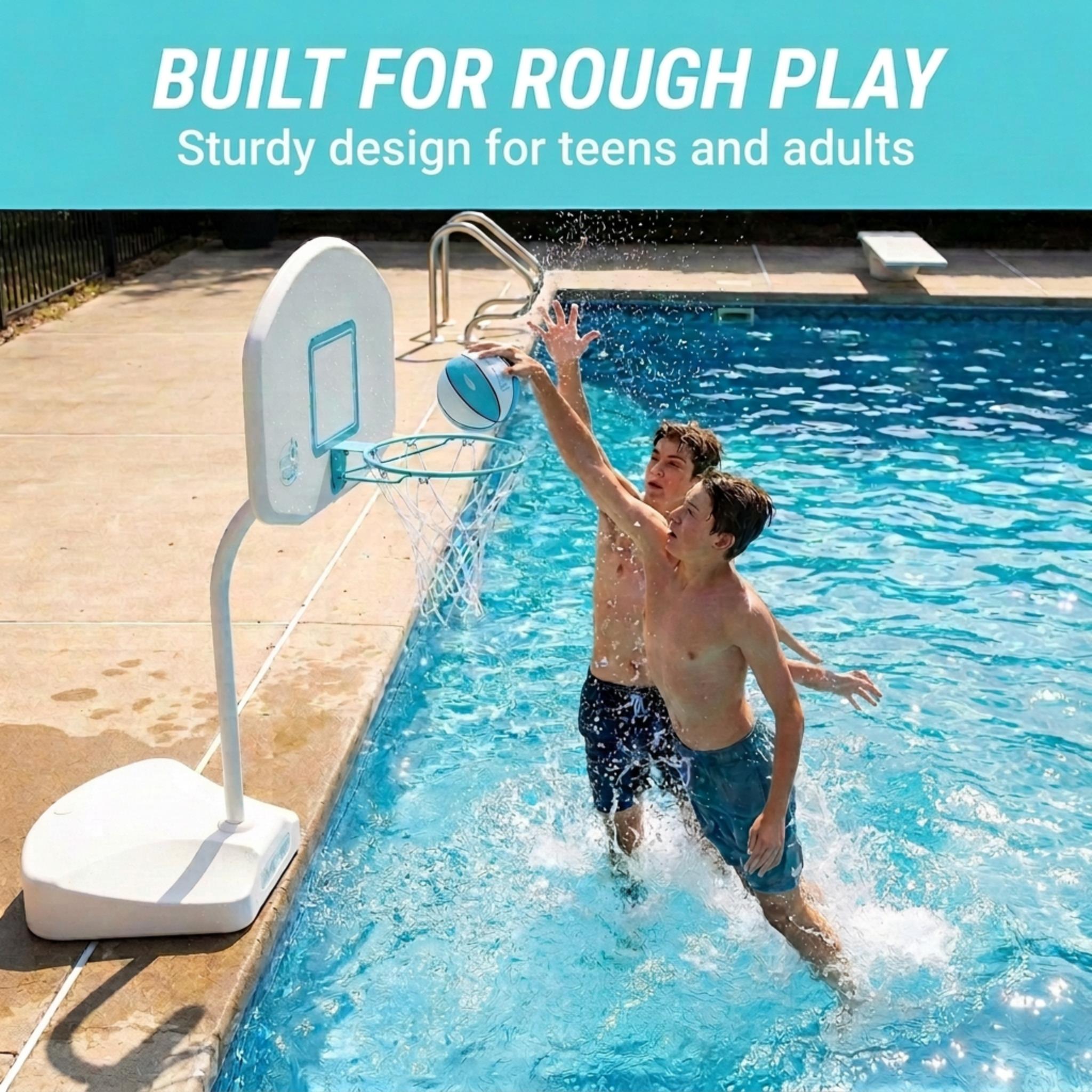 Pool Basketball Hoop - Junior Hoop - Portable Pool Basketball Hoop