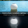 Solar Powered Self-Illuminating Buoy With Light Engine - 14" - White