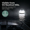 Solar Powered Self-Illuminating Buoy With Light Engine - 20" -  Yellow
