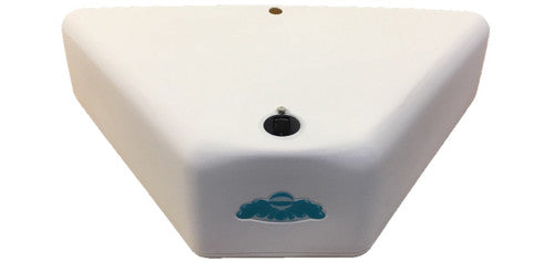 Triangular water-fill base for pool basketball system with center mount and fill cap