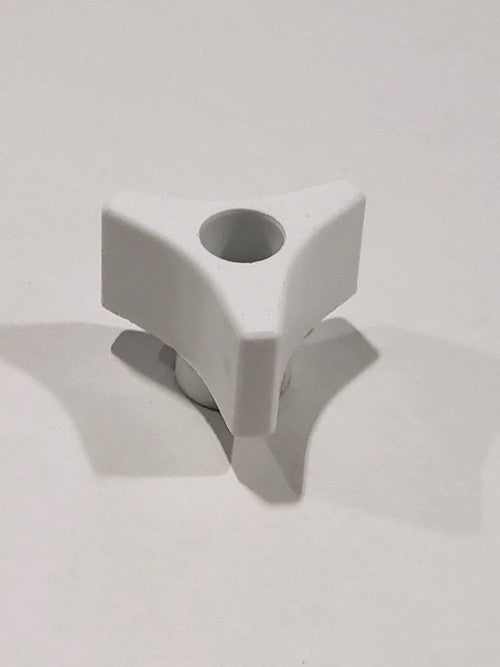 5/16" Small White Hand Knob for Splash & Slam