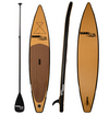 Natural Wood  Stand Up Inflatable Paddle Board