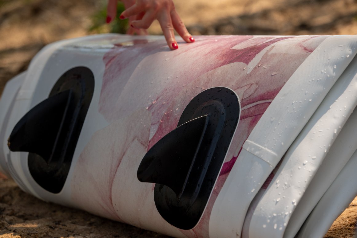 inflatable paddleboard- rolled up