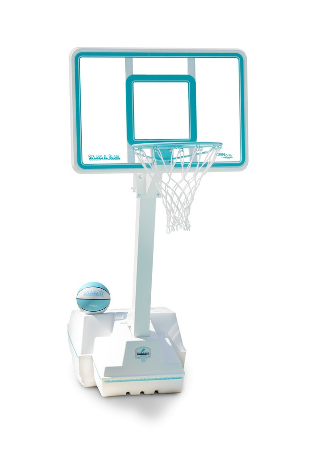 Splash & Slam Clear - Portable Pool Basketball