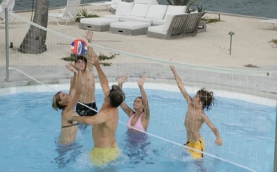 Buy with Prime - DeckVolly Pool Volleyball