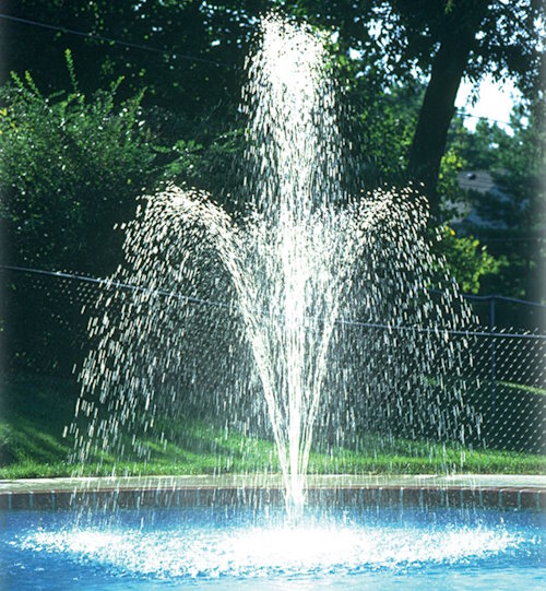 Flowerfall Double-Tier Pool Fountain