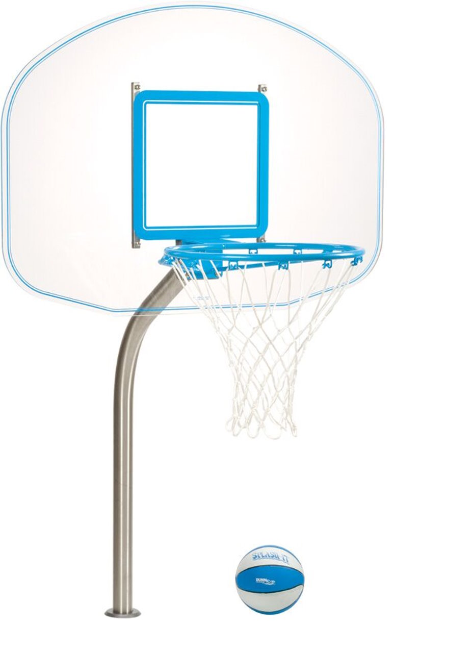 Regulation Clear Hoop - Inground Pool Basketball