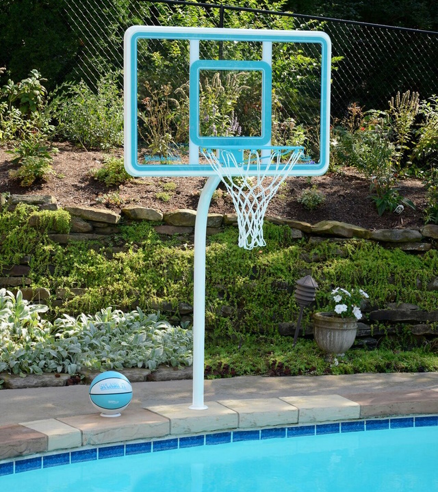 Swimming Basketball Hoop - Deck Shoot Clear